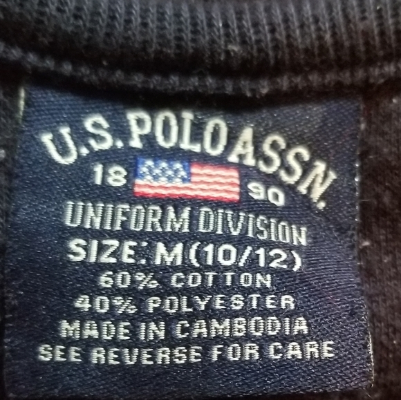U.S. POLO ASSN. Boys Pullover Size M (10/12) - Picture 2 of 3